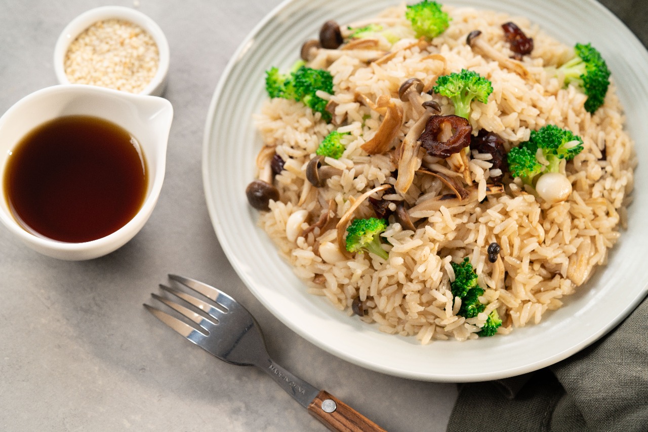 麻油百菇鮮蔬飯